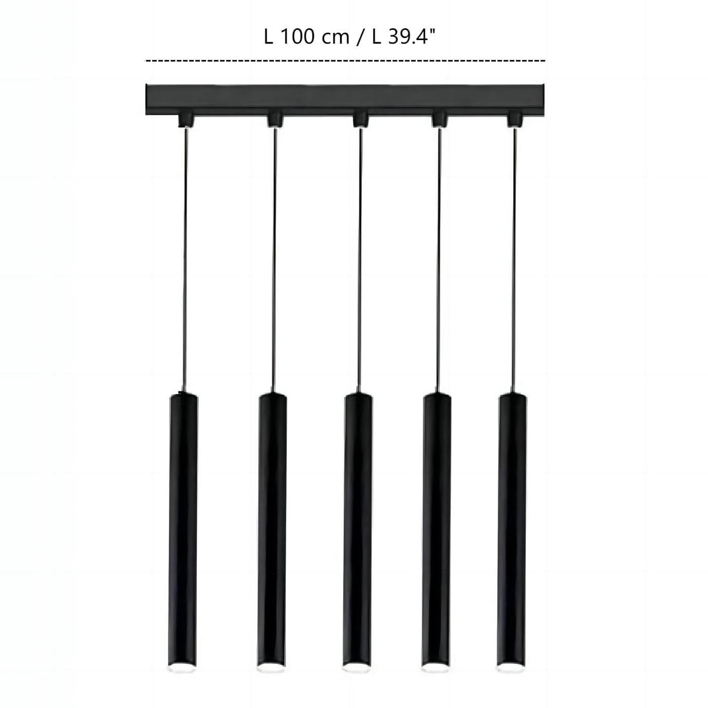Modern Linear Vertical Pendant Lamp | Free Shipping | Homelights